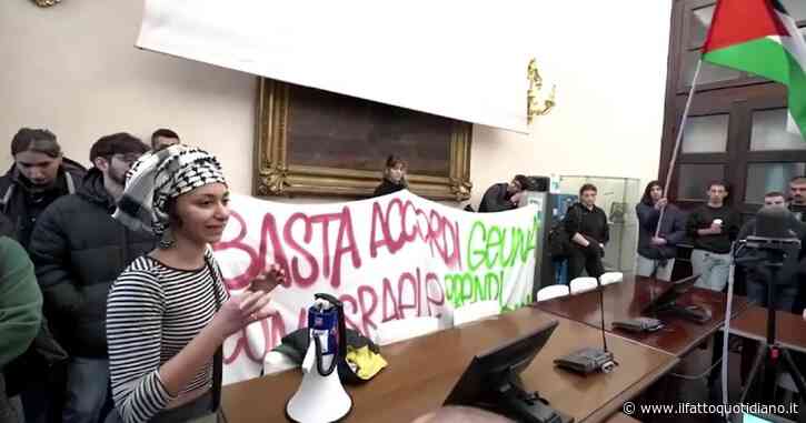 Studenti pro-Palestina irrompono nella sede del Rettorato di Torino: “Basta accordi, Israele deve perdere legittimità”