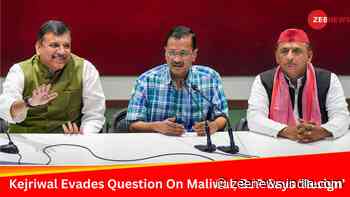 BJP Slams Kejriwal For Ignoring Question on Maliwal `Assault`, AAP`s Sanjay Singh Defends Silence