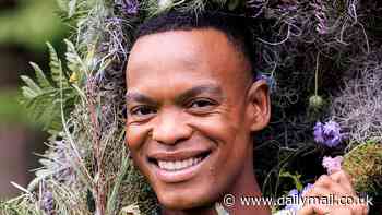 Strictly's Johannes Radebe as you've never seen him before! The pro dancer dons dress made out of foliage at the upcoming Chelsea Flower Show