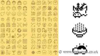 Can YOU tell what they are? 'World's first' emoji dating back to 1988 are discovered - and they look very different to the characters used today!