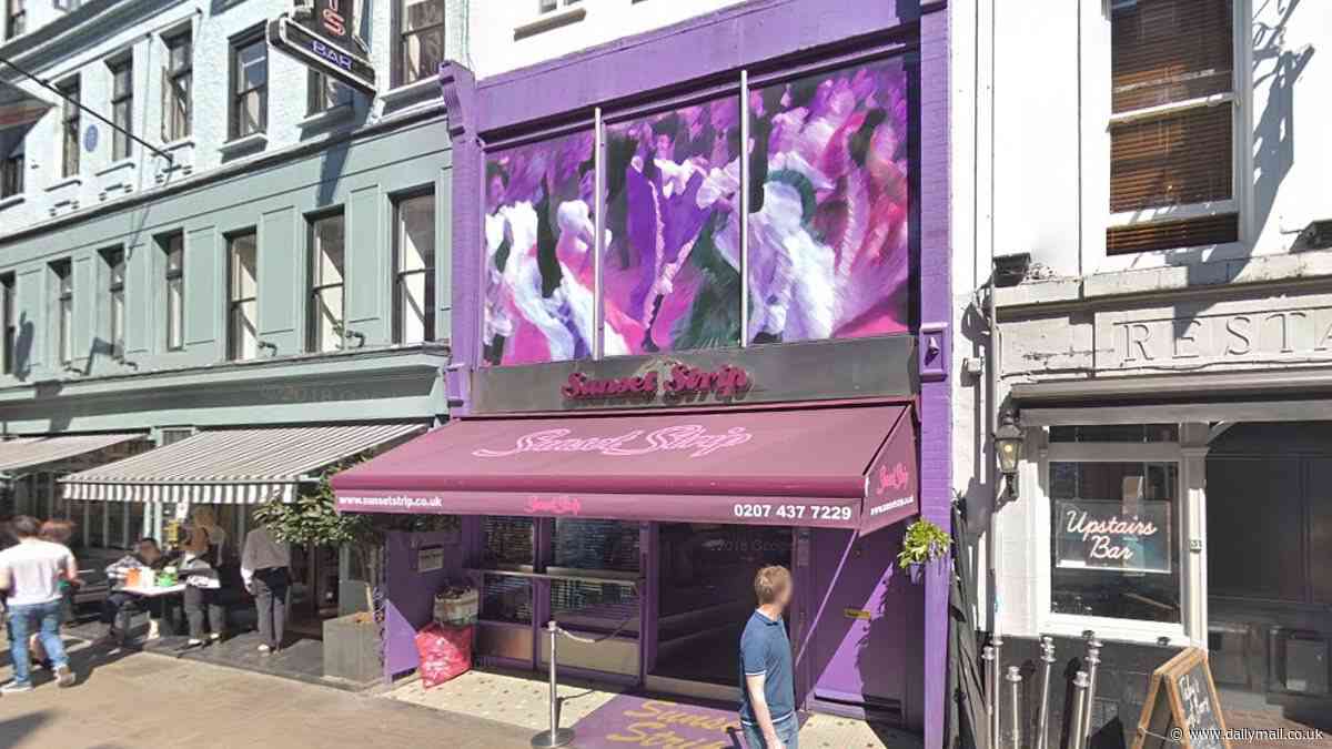 Soho strip club 'where actor Chris Pratt celebrated his engagement' and Kate Moss learned to pole dance faces losing its licence after police found dancers 'touching' customers in booths