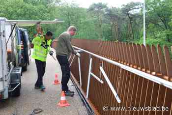 480 lichtpunten op nieuwe fietsbrug over Boslaan in Lanklaar: “Zeer intensief werk”