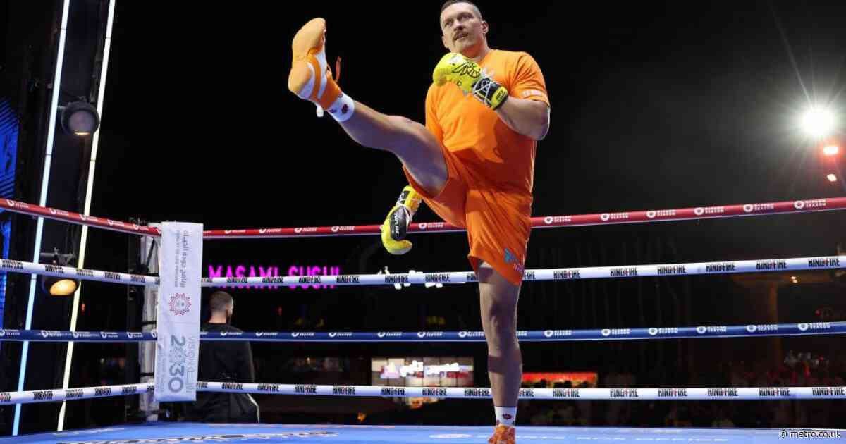 Oleksandr Usyk’s team lodge complaint over ring just days before Tyson Fury fight