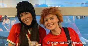 Leigh Halfpenny and Rhys Patchell's fiancées dress up as rugby star partners on joint hen do