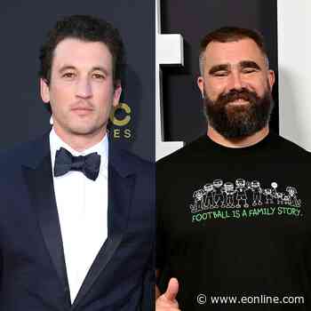 Jason Kelce Shares Question He Asked Taylor Swift’s Pal Miles Teller