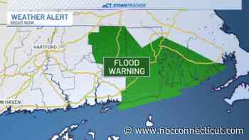 Flood warning issued for Windham County; rain on and off Thursday