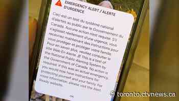 Some Ontarians did not receive an emergency alert to their phones during test of the system