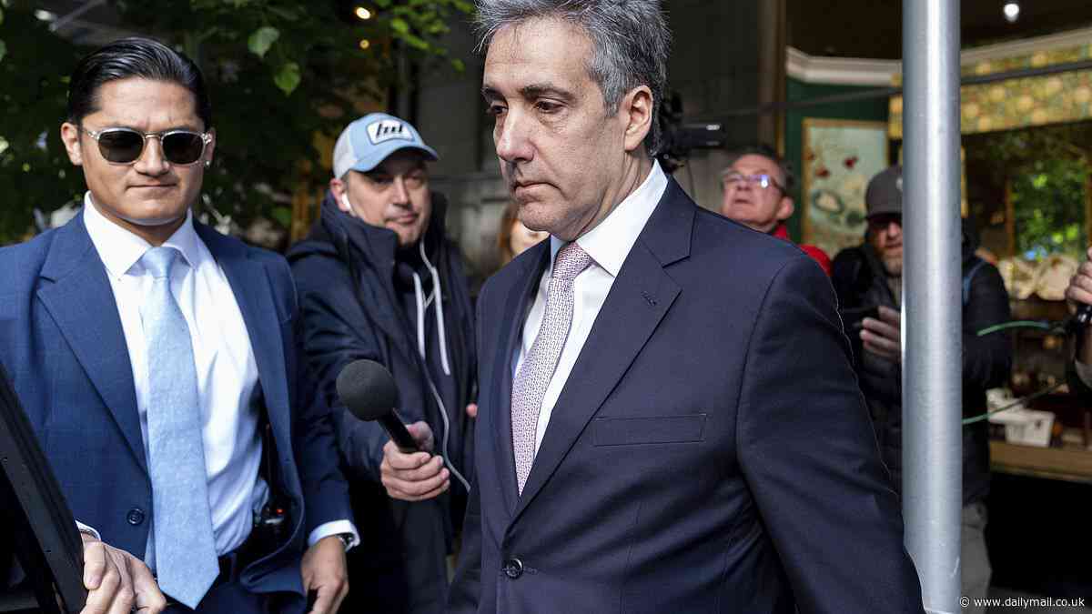 Donald Trump trial updates: Michael Cohen is back on the stand for grueling cross-examination as full GOP entourage including Matt Gaetz arrives to support Trump