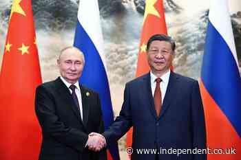 Russia-Ukraine war live: Putin lauds ‘friendship’ with China as Zelensky says Kharkiv battle is ‘difficult’