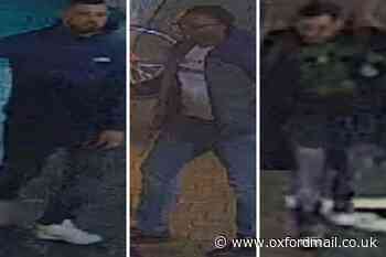 Oxford: Police release CCTV of men after Cowley attack