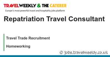 Travel Trade Recruitment: Repatriation Travel Consultant