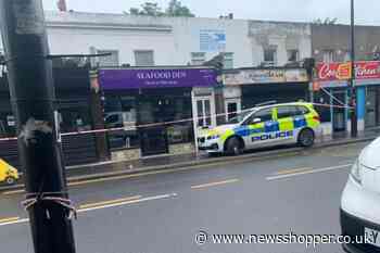 Portland Road South Norwood cordoned off by police