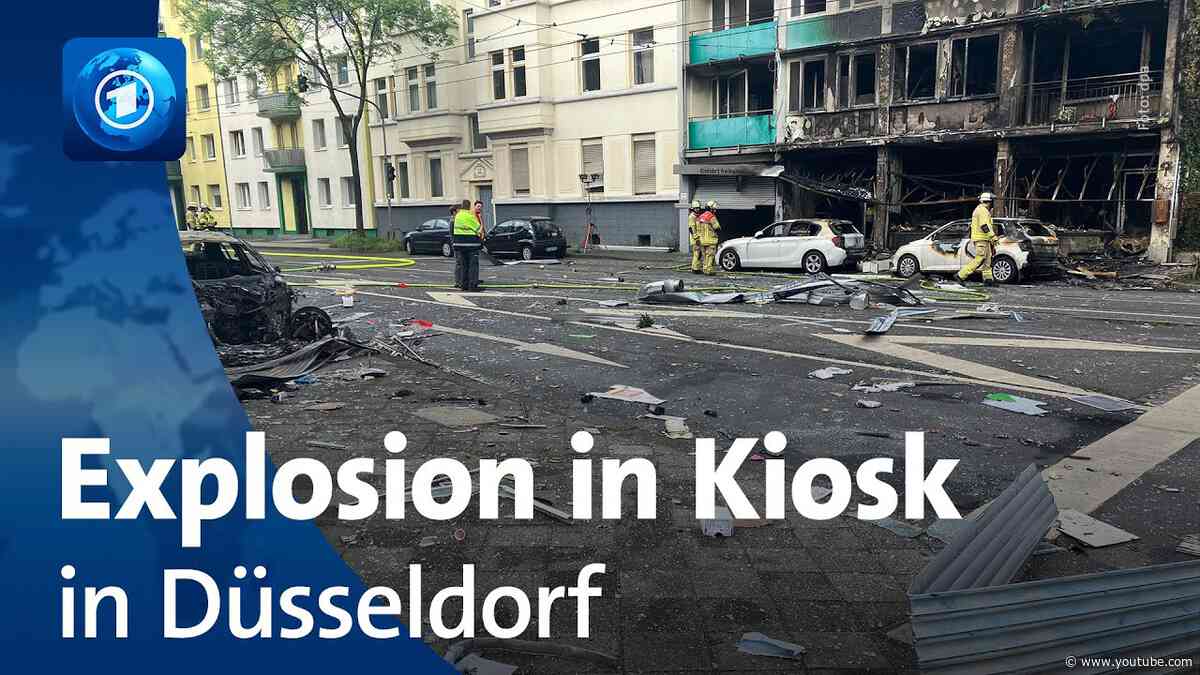 Tote und Verletzte bei Explosion in Kiosk in Düsseldorf