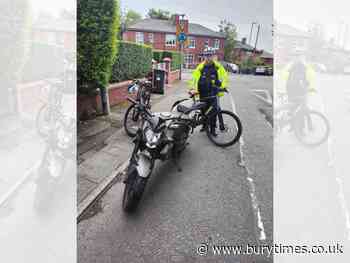 Bury: Police arrest man after short pursuit on motorcycle