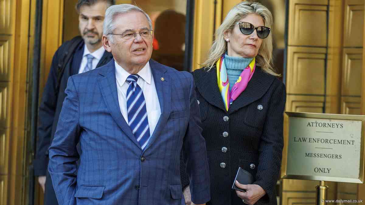 'Gold Bar' Bob Mendendez's wife Nadine's breast cancer diagnosis revealed day after she was BLAMED for his alleged crimes in bribery trial