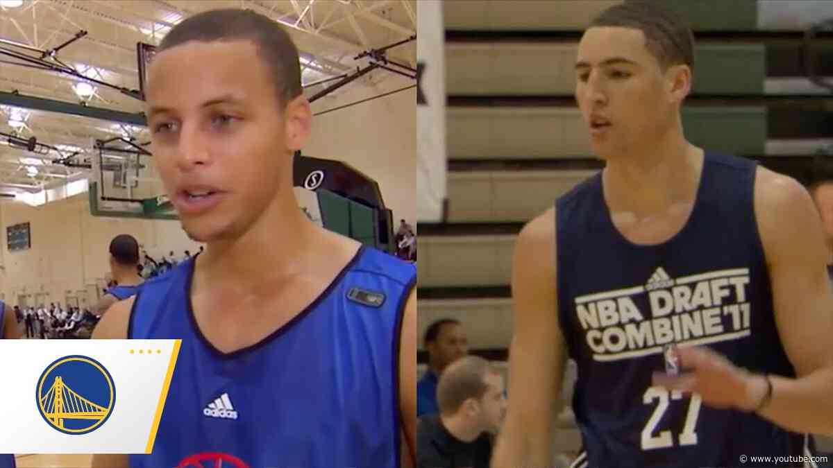 Before They Were Splash Brothers... Steph & Klay's NBA Draft Combine!