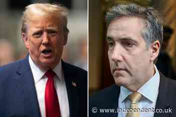 Trump trial live: Michael Cohen grilled about asking Trump for pardon during tense cross-examination