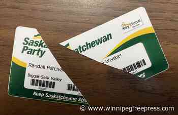 ‘Enough is enough’: Saskatchewan Speaker cuts up party membership card