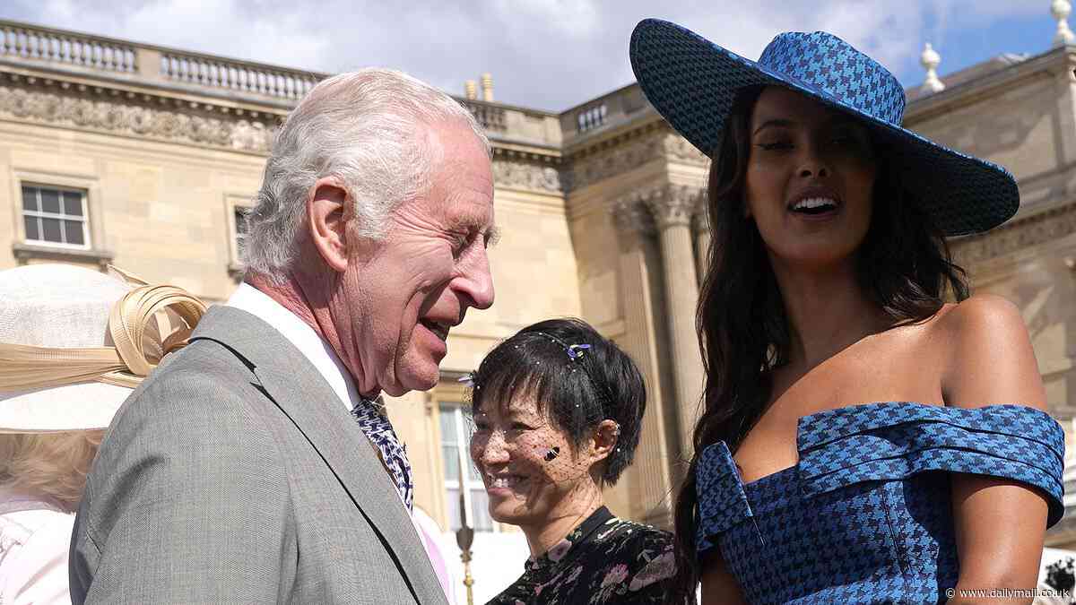 Charlie's Angels! As Maya Jama's friendship with King Charles is revealed, how Alan Titchmarsh, Geri Horner, Lionel Richie and Jay Blades are among the celebrity names in the court of the star-friendly monarch