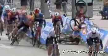 Horrorcrash van oud-wereldkampioene Elise Balsamo ontsiert massasprint in Ronde van Burgos
