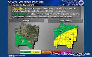 Storms Forecast for Friday Night