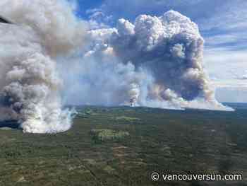 Fort Nelson wildfire expands to 127 square kilometres, but away from town