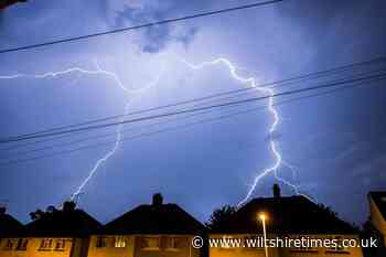 Wiltshire weather warning for thunderstorms issued