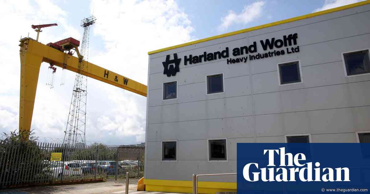Union warns of threat to Harland & Wolff  jobs if Treasury vetoes £200m support