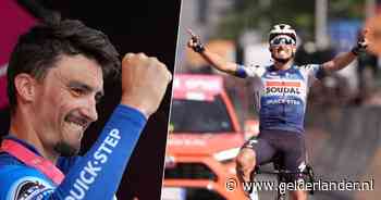 Een oerkreet, de wielrenner Julian Alaphilippe bestaat nog na ongekende inspanning in Giro