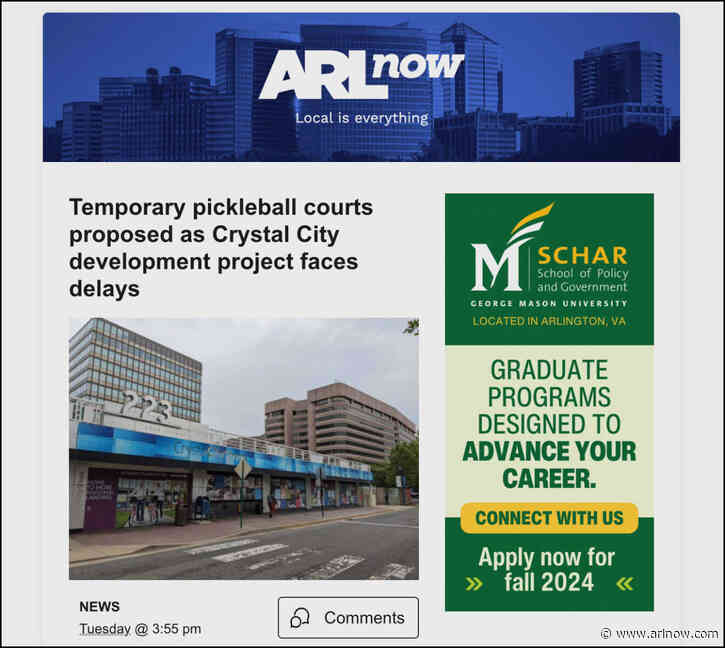 New version of ARLnow’s Afternoon Update newsletter in the works