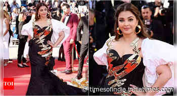 Aishwarya dazzles in dramatic black gown at Cannes