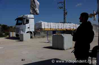 Israel ‘needs to do more’ to stop settlers sacking Gaza aid trucks, US says