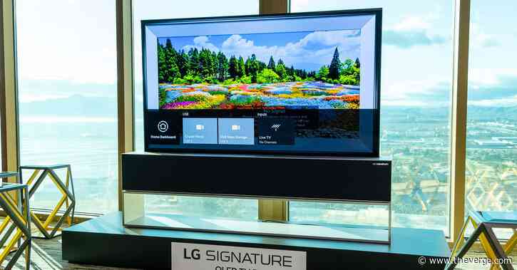 LG’s $100,000 rollable OLED TV is canceled