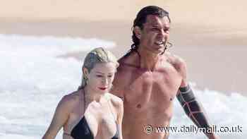 Gavin Rossdale, 58, enjoys more fun in the sun with Gwen Stefani lookalike girlfriend Xhoana X, 35, during romantic beach day in Mexico