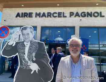 En Provence, une nouvelle aire d’autoroute Marcel-Pagnol inaugurée en présence du petit-fils de l'auteur