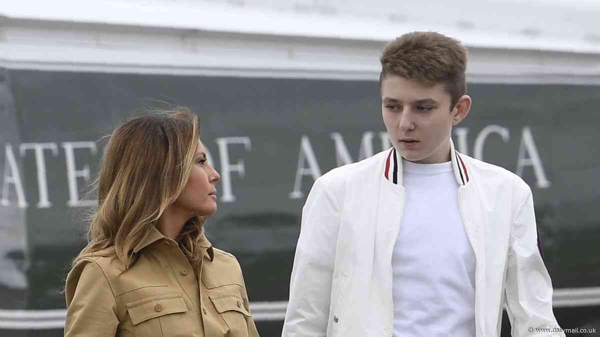 Mother knows best: Melania is the 'primary decision maker' on Barron's future and his opinions are 'still being shaped' as youngest Trump, 18, prepares to graduate high school