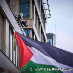 Bezetting Universiteit Leiden in Den Haag voorbij: alle demonstranten zijn uit pand