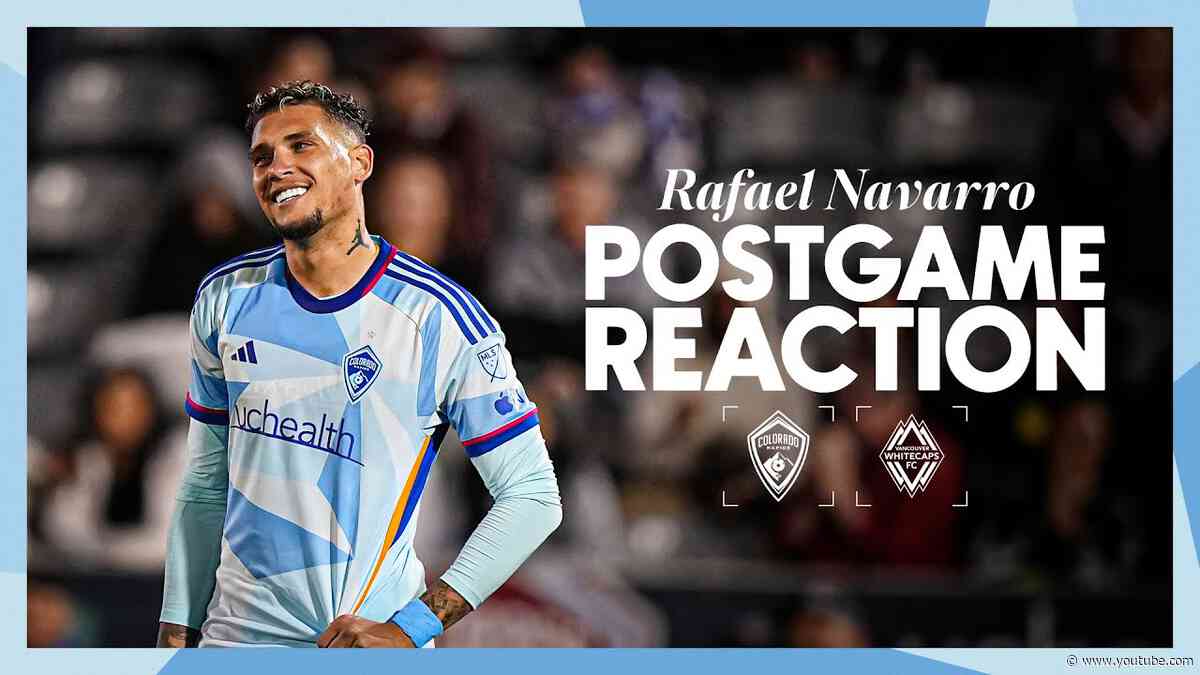 Postgame Reaction | Rafael Navarro on scoring seventh goal of season, building confidence in attack