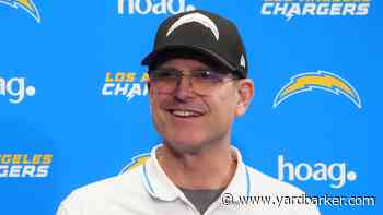 NFL analyst: Jim Harbaugh, Chargers face second-easiest schedule in 2024