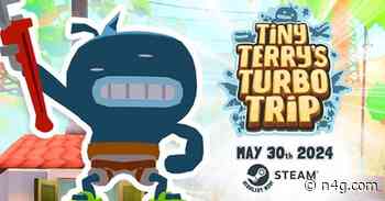 The open-world adventure/RPG "Tiny Terry's Turbo Trip" is coming to PC via Steam on May 30th, 2024
