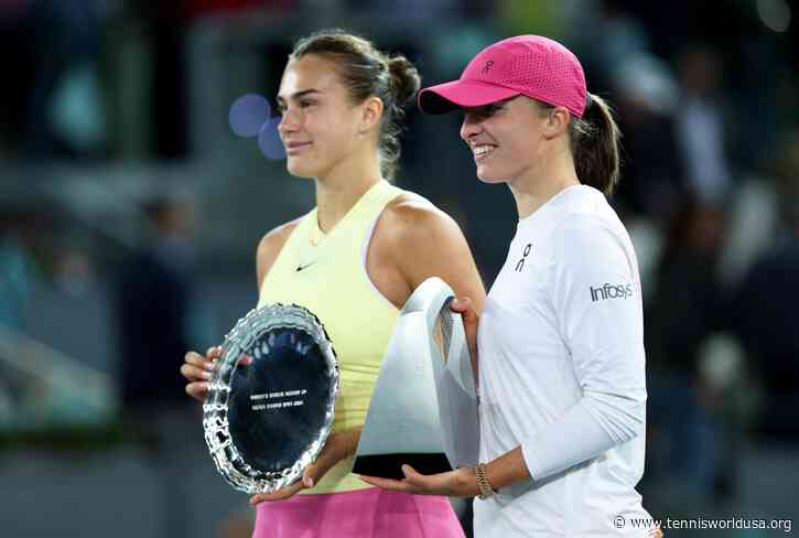 Roddick crowns Swiatek and Sabalenka: women's tennis better than men's?