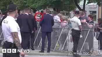 Moment leading up to shooting of Slovak PM