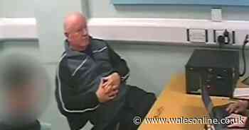 Paedophile headteacher's cynical two word responses to police captured on video