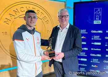 Phil Foden promises ‘more still to come’ after being named Footballer of the Year