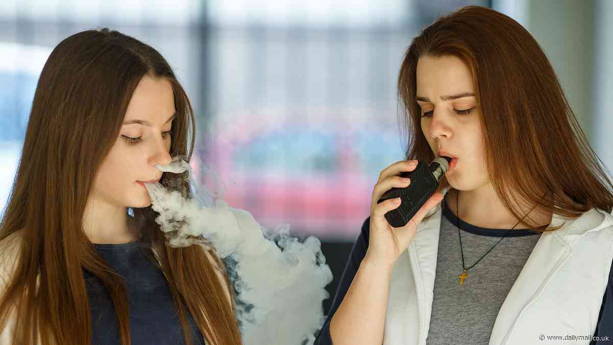 Shocking link between social media and youth vaping revealed: How firms are using TikTok and YouTube to push addictive candy-flavoured gadgets on children