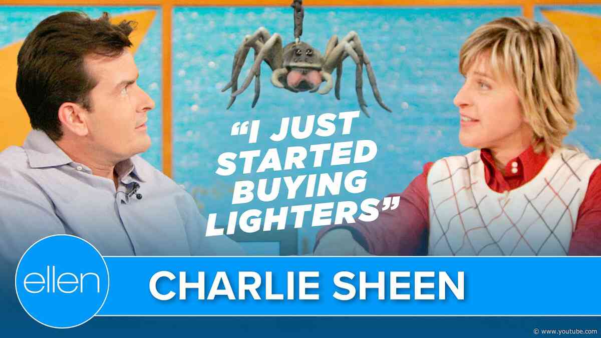 Charlie Sheen Is Terrified of Spiders