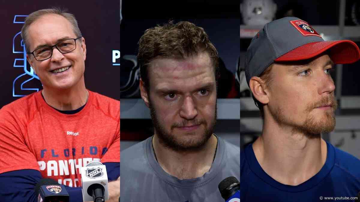 Coach Maurice, Barkov & Forsling | Practice Interviews | 5.16.24