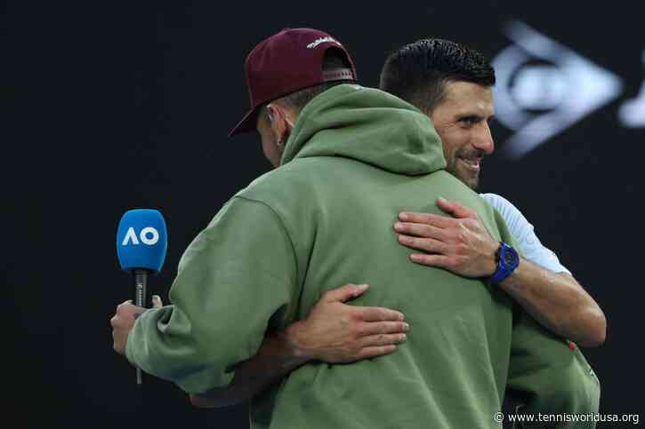 Novak Djokovic explains how he and Nick Kyrgios went from enemies to friends