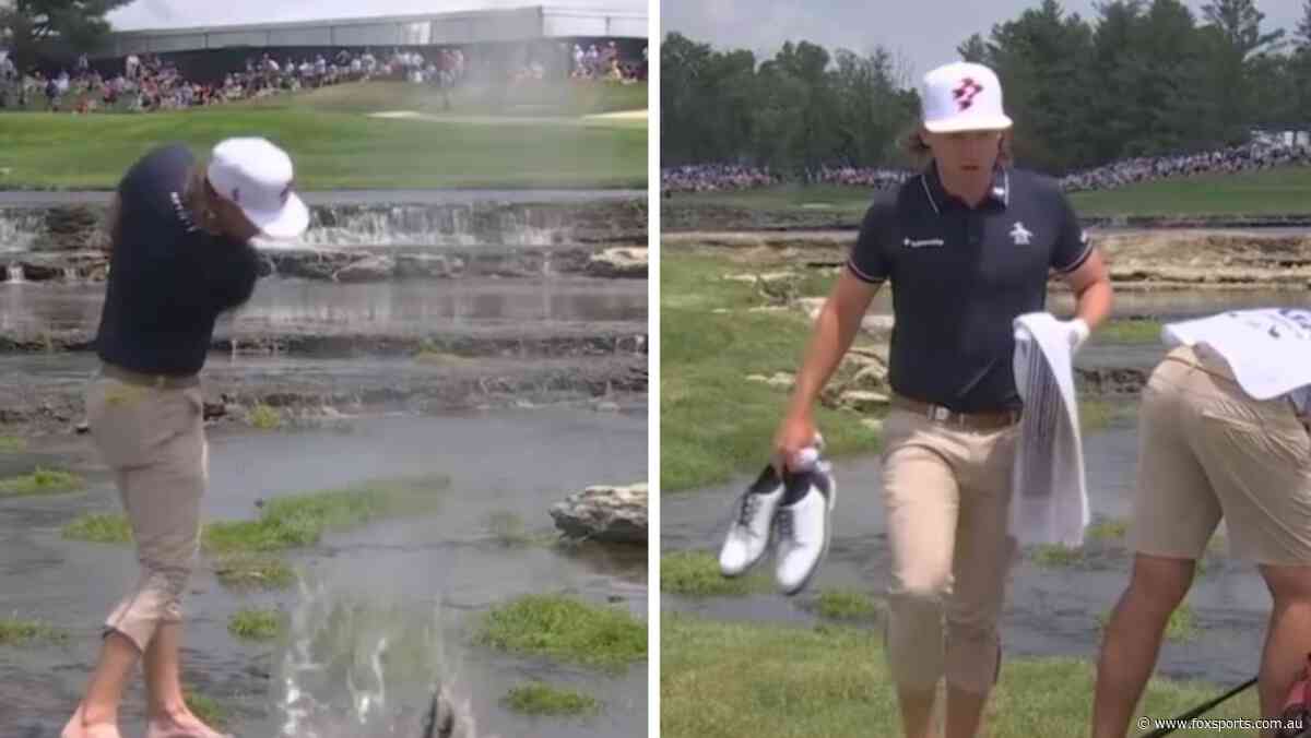 Barefoot Smith’s ‘holy c**p’ moment as countryman crumbles: Australian at the PGA Championship