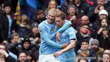 Kevin de Bruyne claims 'people don't appreciate' Erling Haaland because of drop off after 'ridiculous' last season and makes his two picks for Man City Player of the Year